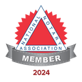 National Notary Association member logo for 2024. 